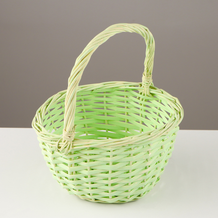 Корзина, 20×20×11,5/25 см, ива - Фото 1