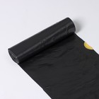 Мешки для мусора с завязками Доляна «Экстра», 30 л, 25 мкм, 50×60 см, ПВД, 10 шт, цвет чёрный - Фото 3