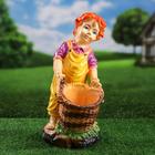Садовая фигура "Мальчик с корзинкой", разноцветная, гипс, 37 см, микс - Фото 6