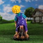 Садовая фигура "Мальчик с корзинкой", разноцветная, гипс, 37 см, микс - Фото 4