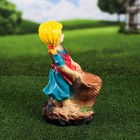 Садовая фигура "Девочка с корзинкой", разноцветная, гипс, 38 см, микс - Фото 3