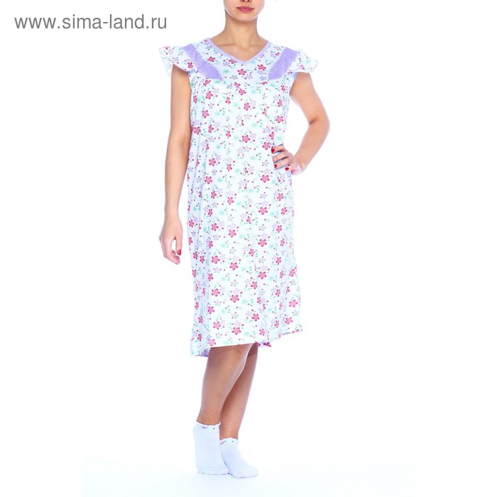 Сорочка женская, цвет МИКС, размер 56 - Фото 1