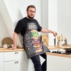 Фартук кухонный мужской «Легендарные бургеры», 65×80 см, оксфорд 210 г/м² - Фото 3