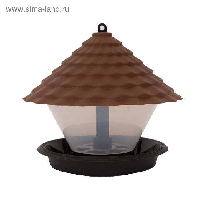 Кормушка для птиц Ornito, коричневая - Фото 1