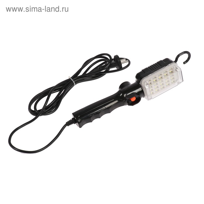 Светильник переносной светодиодный TUNDRA с выключателем, 12 Вт, 25 LED, 3 метра, черный - Фото 1
