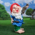 Садовая фигура "Гном-скрипач",разноцветная, 48 см, микс - Фото 1