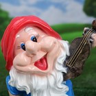 Садовая фигура "Гном-скрипач",разноцветная, 48 см, микс - Фото 2