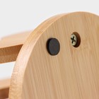 Набор чайный керамический на деревянной подставке «Эстет», 6 предметов: 2 чашки 200 мл, 2 подставки 9.5 см, 2 ложки, цвет белый - Фото 9