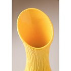 Ваза керамическая "Лиза", настольная, жёлтая, 32 см - Фото 4