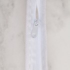 Кофр для хранения вещей «Мрамор», 60×45×30 см, цвет белый - Фото 3