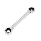 Ключ накидной трещоточный ТУНДРА, CrV, полированный, 72 зуба, 14×15 мм - Фото 1