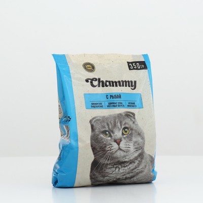 Сухой корм Chammy для кошек, рыба, 350 г