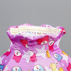 Лампа настольная "Мишка с фиолетовым шарфом" 1х40Вт Е14  белый 37х18х19 см - Фото 7
