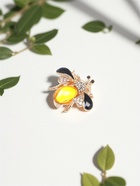 Брошь «Муха» в полёте, цвет жёлто-чёрный в золоте - Фото 6
