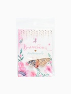 Брошь «Бабочка» альфа, цветная в золоте - Фото 7