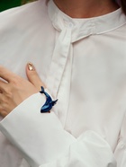 Брошь «Кит», цвет синий в золоте - Фото 2