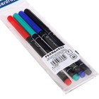 Набор маркеров перманентных 4 цвета, 2.0 мм Centropen 2536, линия 1 мм, пакет с европодвесом - Фото 2