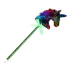 Ручка «Единорог», с пайетками, синие чернила, МИКС - Фото 3