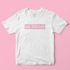 Термонаклейка для текстиля No drama, 18 × 4 см - Фото 3