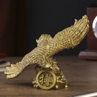 Нэцкэ полистоун под бронзу "Орёл на монетах" 9,5х14,5х7 см - Фото 4
