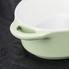 Форма для запекания из жаропрочной керамики Доляна "Долли", 18,5×11×4,5 см цвет зелёный - Фото 3