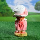 Садовая фигура "Девочка в шляпе" 12х14х30см - Фото 6