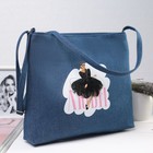 Сумка джинсовая "Люби", цвет синий - Фото 2