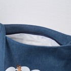 Сумка джинсовая "Люби", цвет синий - Фото 3