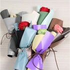 Плёнка для цветов и подарков "Серо-зеленая", 57 х 57 ±5% см - Фото 8