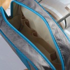 Косметичка дорожная, отдел на молнии, с ручкой, цвет серый - Фото 4