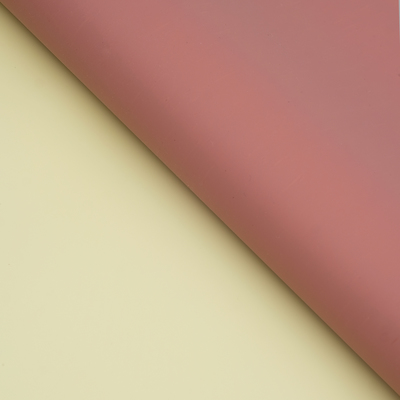 Пленка матовая для цветов,двухсторонняя,"Веста", персиковый - сиреневый, 0,6 х 0,6 м