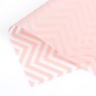 Плёнка матовая с рисунком "Волна", цвет персиковый, 57 х 57 см - Фото 4