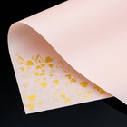 Плёнка матовая с рисунком "Амур", цвет персиковый, 60 х 60 см - Фото 1