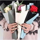 Пленка матовая для цветов, двухсторонняя «Веста», зелёный, 57×57±5% см - Фото 6