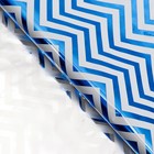 Плёнка металлизированная "Волна", цвет синий, 50 х 70 см - Фото 1