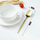 Набор столовых приборов из нержавеющей стали Magistro «Оску базис», 4 предмета, цвет золотой - Фото 3