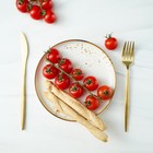 Набор столовых приборов из нержавеющей стали Magistro «Оску базис», 4 предмета, цвет золотой - Фото 5