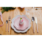 Набор столовых приборов из нержавеющей стали Magistro «Версаль», 4 предмета, цвет ручек розовый - Фото 6