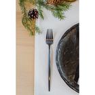 Столовые приборы Magistro «Фолк», 4 предмета, нержавеющая сталь, чёрные - Фото 8