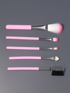Набор кистей для макияжа COLOR POWER pink, 5 шт., розовый - Фото 3