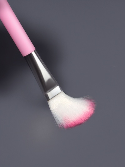 Набор кистей для макияжа COLOR POWER pink, 5 шт., розовый