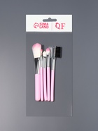 Набор кистей для макияжа COLOR POWER pink, 5 шт., розовый - Фото 5