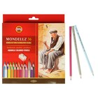 Карандаши цветные акварельные набор 36 цветов, Koh-I-Noor Mondeluz 3712 + точилка + кисть 2 шт. - Фото 1