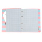 Тетрадь на кольцах A5, 96 листов клетка Dreamland, пластиковая обложка - Фото 3