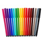 Фломастеры 18 цветов Koh-I-Noor 7710/18 Рыбки, смываемые, трёхгранные, картонная упаковка, европодвес - фото 44459514