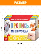 Прописи многоразовые с маркером набор 4 шт. №1, 12 стр. - Фото 2