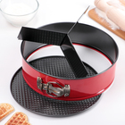 Форма для выпечки Доляна «Три начинки», 25×8,5 см, съёмное дно, антипригарное покрытие, цвет красный - фото 44459528