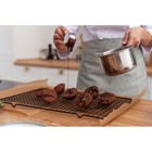 Решётка для глазирования и остывания кондитерских изделий KONFINETTA, 40×25×1.5 см, чёрная - Фото 8