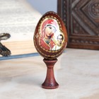 Яйцо сувенирное "Богоматерь Казанская", на подставке - фото 9556628