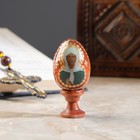 Яйцо сувенирное "Матрона Московская", на подставке - фото 9237451